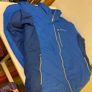 Columbia xl blue puffer coat